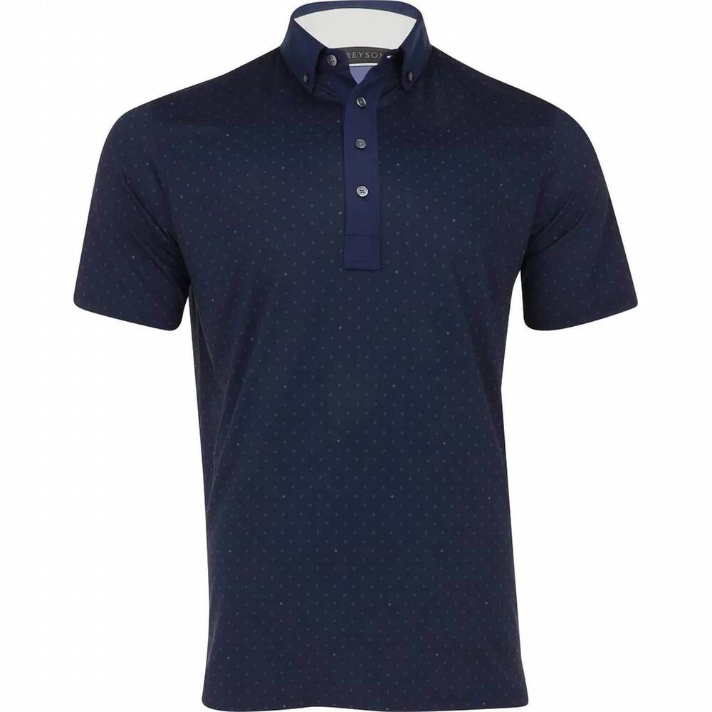 NEW GREYSON CLOTHIERS men's icon g polo shirt in maltese blue